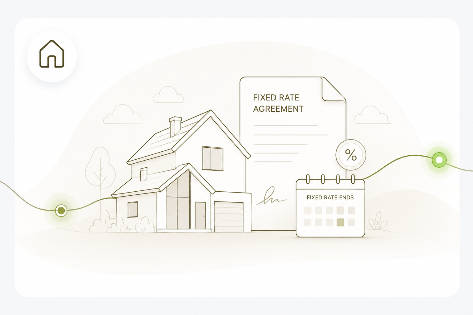 Mortgage fixed rate renewal illustration