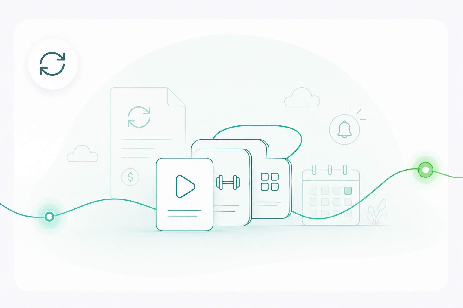 Subscription renewal illustration